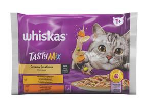 Kassi märgtoit Whiskas, köögiviljad/liha, 0.085 kg x 4 tk