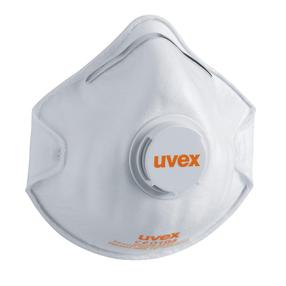 Respiratorius, su vožtuvu Uvex Silv-Air Classic 2210 FFP2, balta sp.