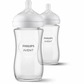 Набор бутылок Philips Avent Natural Response SCY933/02, 240 мл, 3 мес., прозрачный цв.