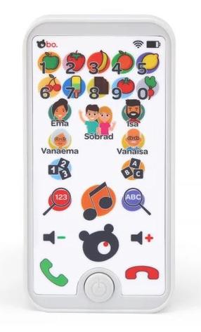 Развивающая игра, образовательный смартфон Bo. 82055EE, белый цв.