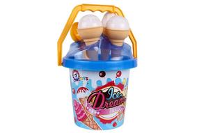 Smėlio žaislų rinkinys Lean Toys Ice Cream, įvairių spalvų