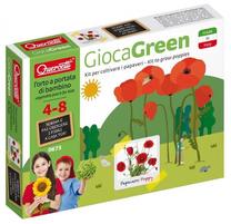 Aguonų auginimo rinkinys Quercetti Gioca Green Poppy, įvairių spalvų