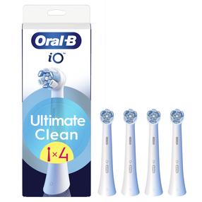 Elektriskās zobu birstes galviņa Oral-B iO UltimateClean CWF-4, balta krās., 4 gab.