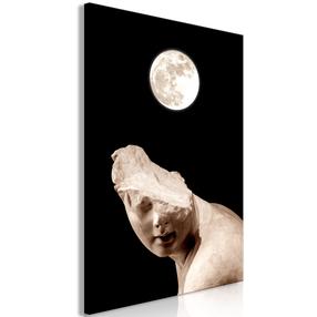 Reprodukcija Artgeist Moon and Statue, 80 cm x 120 cm