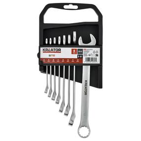Kombinēto uzgriežņu atslēgu komplekts Kreator KRTH30007, 8 - 19 mm