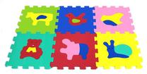 Kilimėlis kūdikiams - dėlionė Artyk Puzzle Animals X-ART, 6 vnt