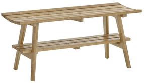 Suoliukas su batų lentyna MCakcent Bantry, ąžuolo sp., 100 cm x 36 cm x 45 cm