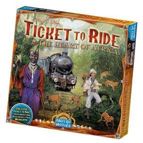 Stalo žaidimas Enigma Ticket to Ride The Heart of Africa, EN