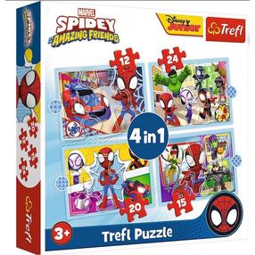 Puzle Trefl Spiderman 6229, 28.5 cm x 20.5 cm, 71 gab., daudzkrāsaina