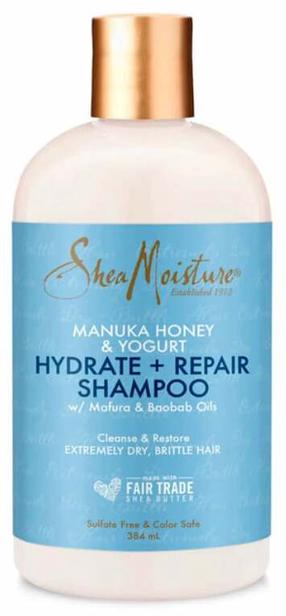Шампунь Shea Moisture Manuka Honey And Yoghurt Hydrate + Repair, 384 мл
