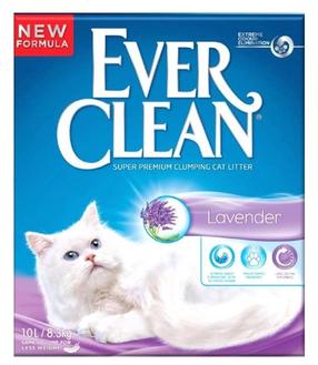 Kačių kraikas Ever Clean Lavender, organinis (sušokantis), 6 l