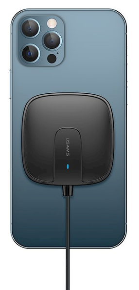Bezvadu lādētājs Usams CD159 W1, Magsafe 2 Power port, melna krās., 15 W