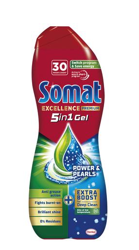 Indaplovių gelis Somat Excellence Premium 5in1, 0.540 l