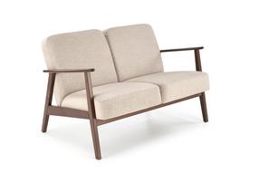 Sofa Milano 2S, riešuto sp./smėlio sp., 120 x 77 cm x 77 cm