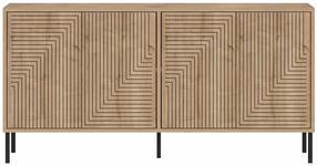 Konsolinis staliukas Kalune Design Evolet, ąžuolo medienos imitacija sp., 36 cm x 150 cm x 75 cm