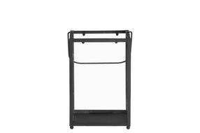 Laterna 4Living Cube 636626, stikls/metāls, 19.3 cm, melna krās.