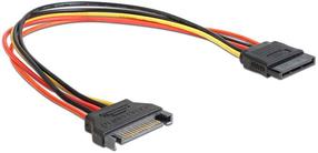 Провод Delock SATA / SATA SATA 15 pin male, SATA 15 pin female, 0.3 м