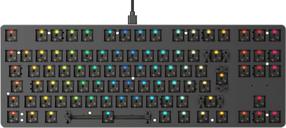 Klaviatūra Glorious PC Gaming Race GMMK GMMK Tenkeyless ISO, EN, juoda
