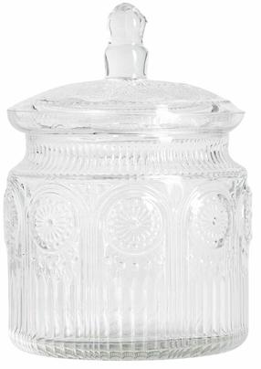 Pārtikas uzglabāšanas konteiners Homla Barrel 746062, 1.3 l, caurspīdīga krās.