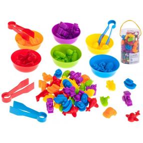 Развивающая игра Montessori, многоцветный