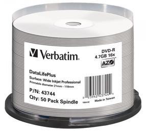 Ierakstāms kompaktdisks Verbatim, 4.7 GB, 50gab.