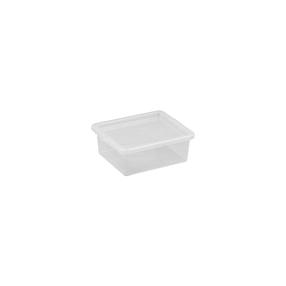 Daiktadėžė su dangčiu, įrankiams/daiktų saugojimo/žaislams Okko Basic Box 2291, 1.7 l, skaidri sp., 17 x 20.5 x 7.5 cm