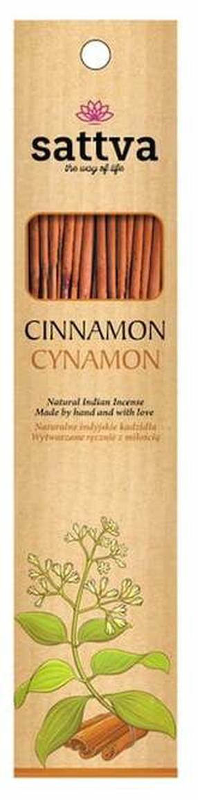 Mājas aromatizētājs, smaržu kociņi Sattva Cinnamon, 0.03 kg, 15 gab.