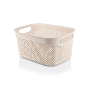 Daiktadėžė Ucsan Plastik, smėlio sp./smėlio ruda sp., 29 x 21 x 15 cm