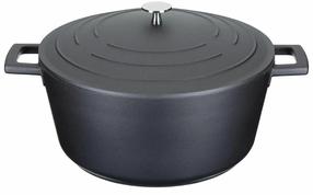 Kastrul Masterclass, Ø28 cm, 5 l, must v.