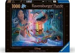 Puzle Ravensburger Disney Castle Pocahontas, 50 cm x 70 cm, 1000 gab., daudzkrāsaina