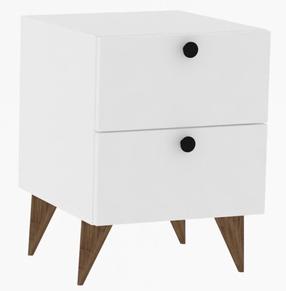 Ночной столик Kalune Design Kada 835PUQ2706, белый цв., 55 см x 40 см x 42 см
