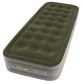 Pripučiamas čiužinys Outwell Excellent Single, pilka/tamsiai žalia, 200 cm x 80 cm x 30 cm (pažeista pakuotė)