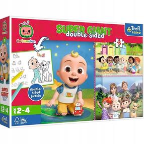 Puzle Trefl Cocomelon Happy Friends Day, 26.5 cm x 39.5 cm, 15 gab., daudzkrāsaina