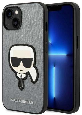 Telefoni ümbris Karl Lagerfeld KLHCP14MSAPKHG, hõbe v., Apple