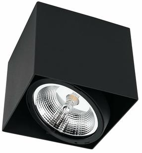 Šviestuvas lubų Milagro Plaza ML4744, GU10, 1 x 12 W, juoda sp. / juoda sp.