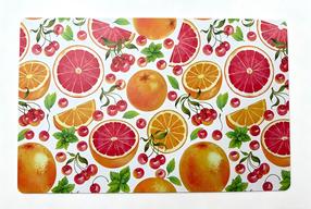 Stalo padėkliukas Domoletti Simple Fruits KSKHLG-248, 43.5 cm x 28 cm, Įvairių spalvų