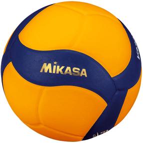 Tinklinio kamuolys Mikasa V333W, 5 dydis, mėlyna sp./geltona sp.