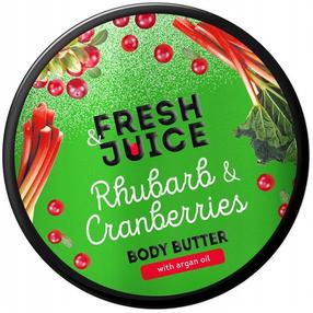 Ķermeņa sviests Fresh Juice Rhubarb & Cranberries, 200 ml