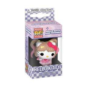 Брелок для ключей Funko POP! Sanrio Hello Kitty, 10 см, коричневый цв./розовый цв.