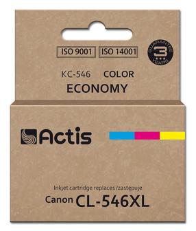 Картридж для струйного принтера Actis KC-546, желтый цв./фуксия (magenta) цв./циановый голубой (cyan) цв.