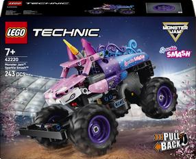 Konstruktorius LEGO® Technic Spyruoklinis Monster Jam™ Sparkle Smash™ 42220, 243 vnt.