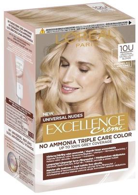 Juuksevärv L’Oréal Paris Excellence Creme Universal Nudes, extra light blonde v., 10U, 192 ml