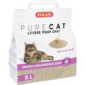 Kasside allapanu Zolux Pure Cat 476311, orgaaniline (tõmbub kokku), 5 l