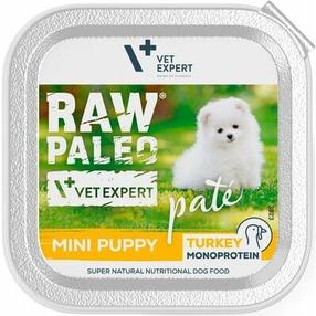 Влажный корм для собак Raw Paleo Vet Expert Mini Puppy, индюшатина, 0.150 кг