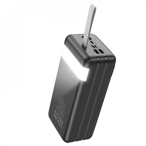 Lādētājs-akumulators (Power bank) Hoco J86B, 60000 mAh, 22.5 W, melna krās.