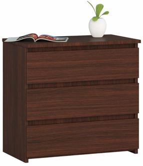 Komoda Akord CL3, bordo sp./wenge sp., 57 cm x 60 cm x 35 cm