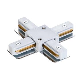 Elektrinė jungtis bėginei sistemai DPM X-Line PROFILE RECESSED X-CONNECTOR STXW, 0, nėra gaubto / balta sp.