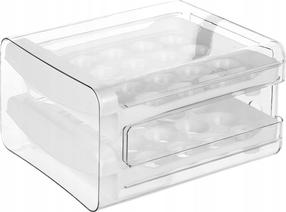 Konteiner toidu jaoks, munade jaoks Excellent Houseware 229164, 27.5 cm x 22.5 cm, valge v.