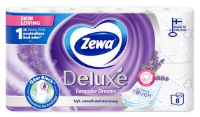 Туалетная бумага Zewa Lavender Dreams, 3 сл, 8 шт.
