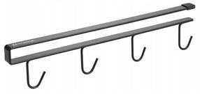 Puodukų kabykla Tescoma, 31 cm x 2 cm x 4.5 cm, metalas, juoda sp.